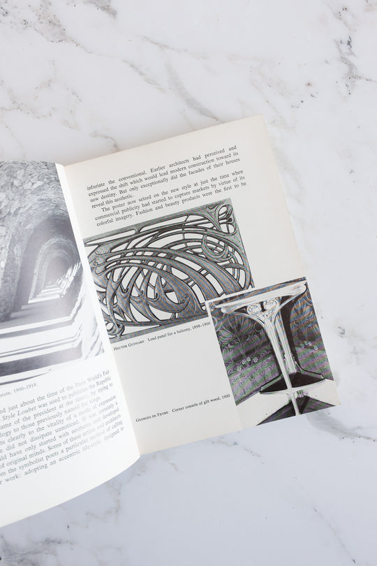 vintage art nouveau book