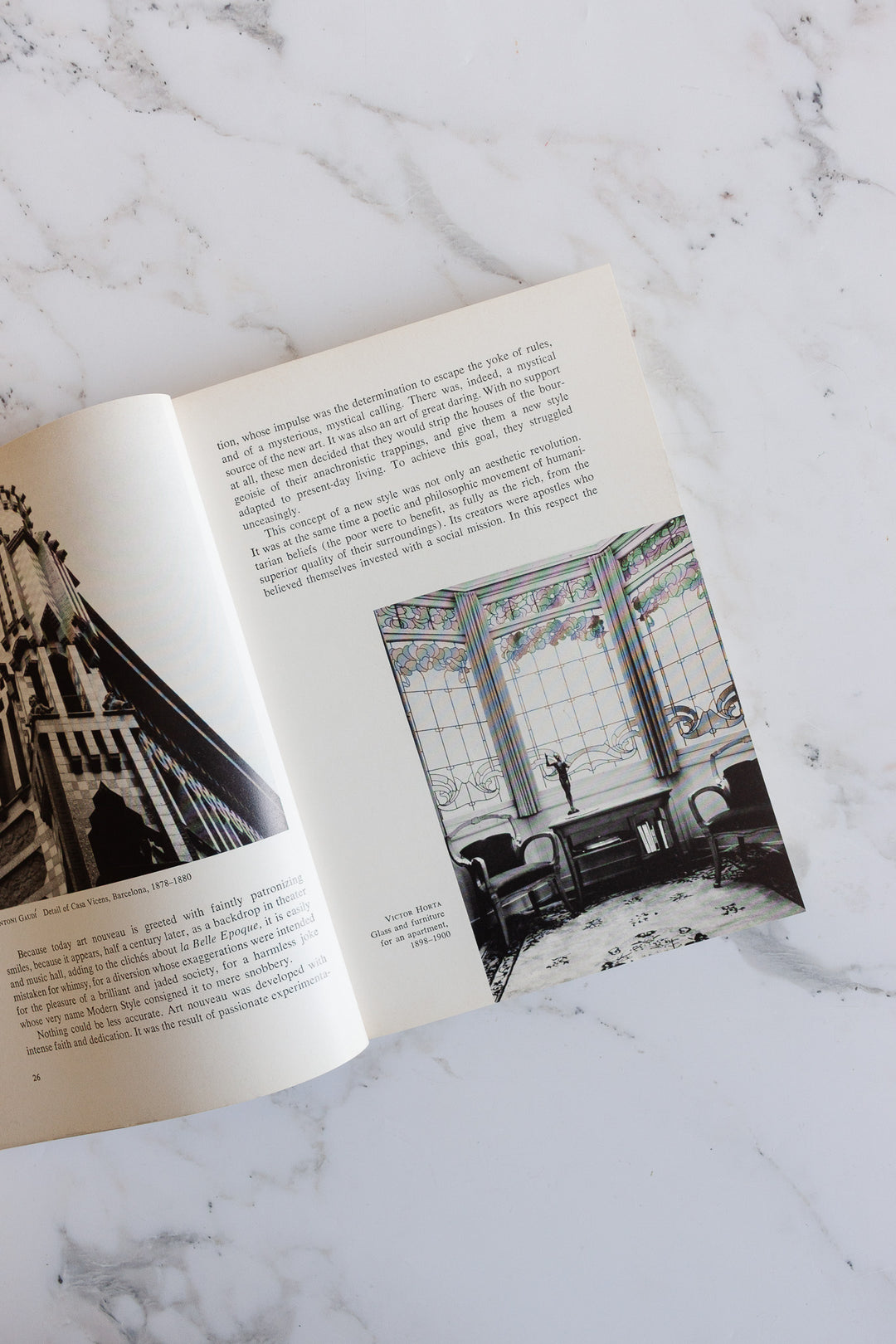 vintage art nouveau book