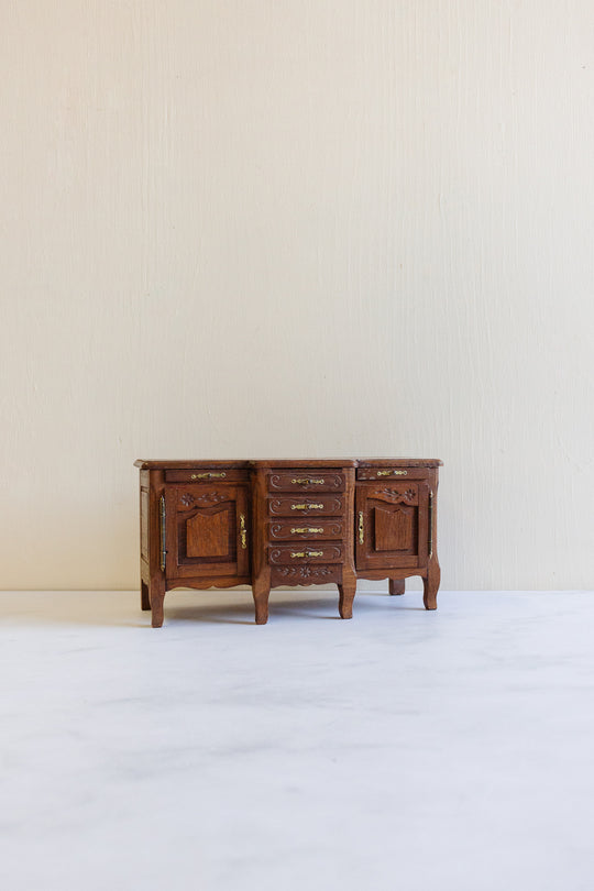 vintage french "petit meuble" Louis XV style jewelry box