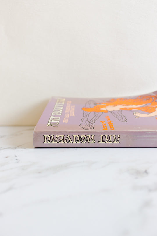 vintage art nouveau book