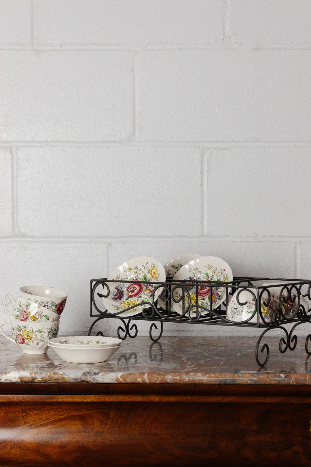 vintage french metal drying rack