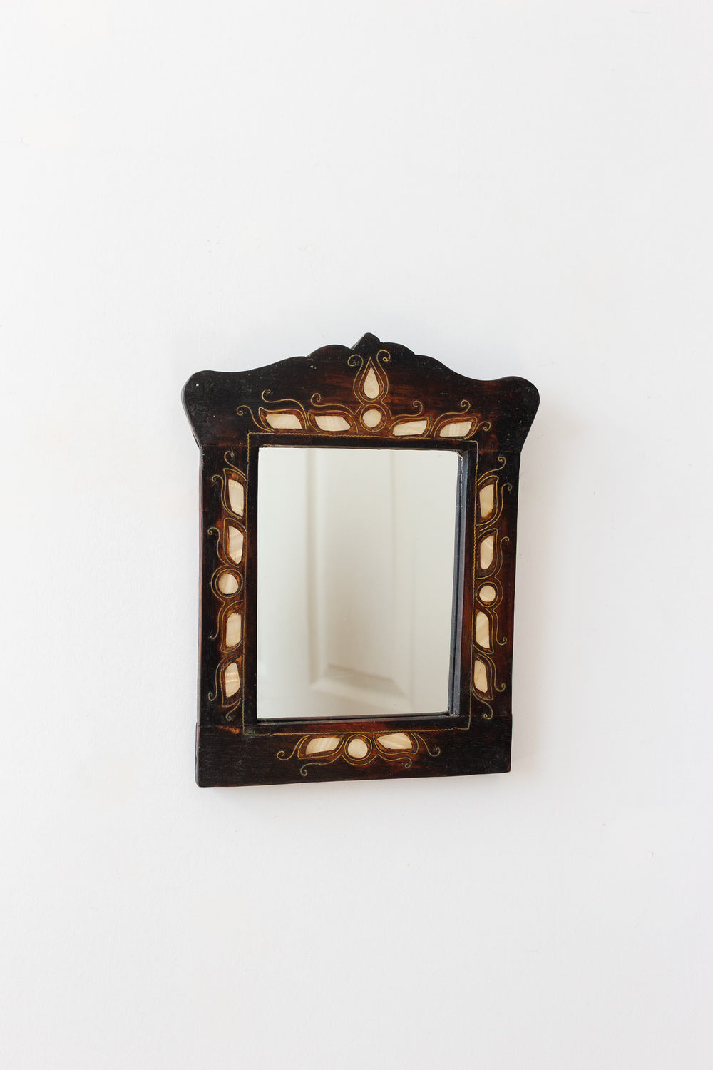 antique Moroccan inlay mirror ii