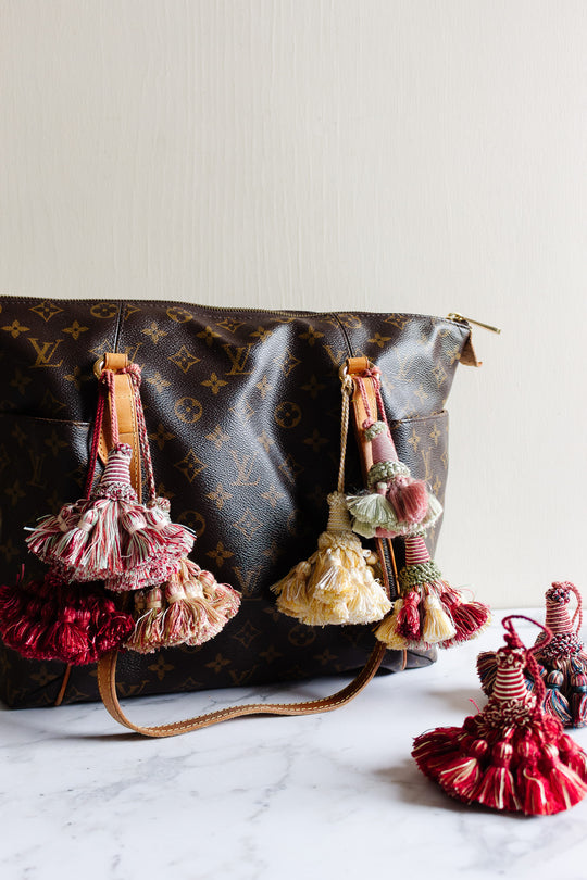 vintage french "new old stock" handmade tassel