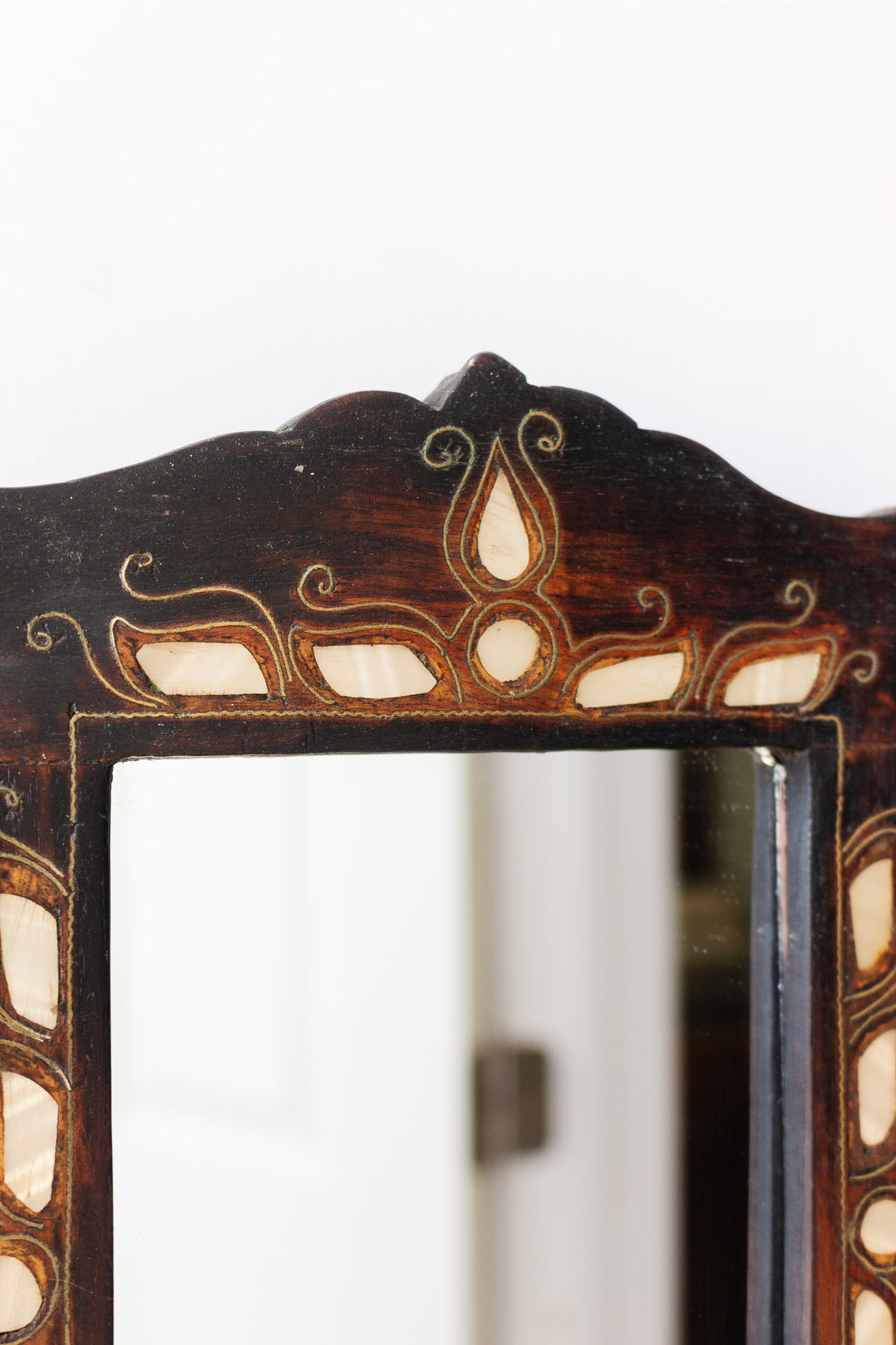 antique Moroccan inlay mirror ii