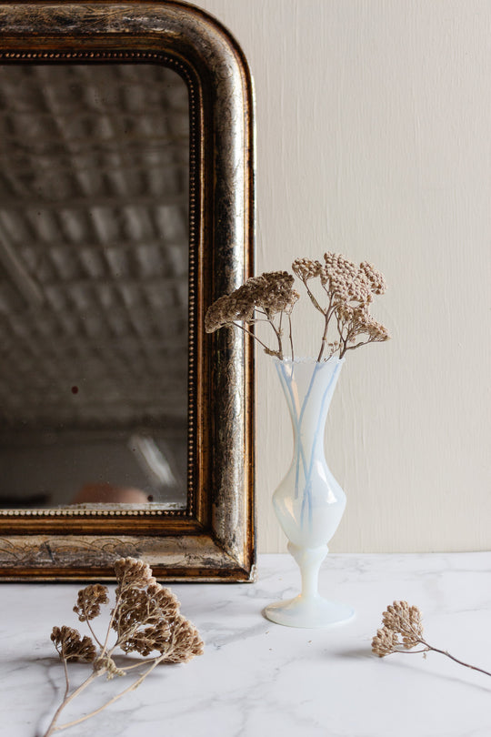 vintage french solifore opaline vase
