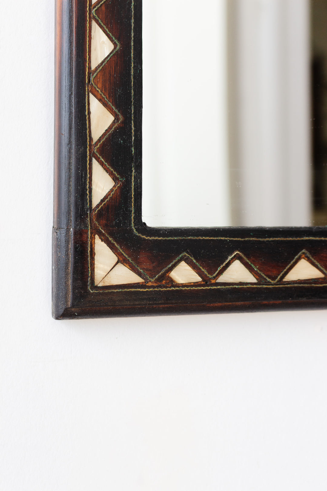 antique Moroccan inlay mirror i