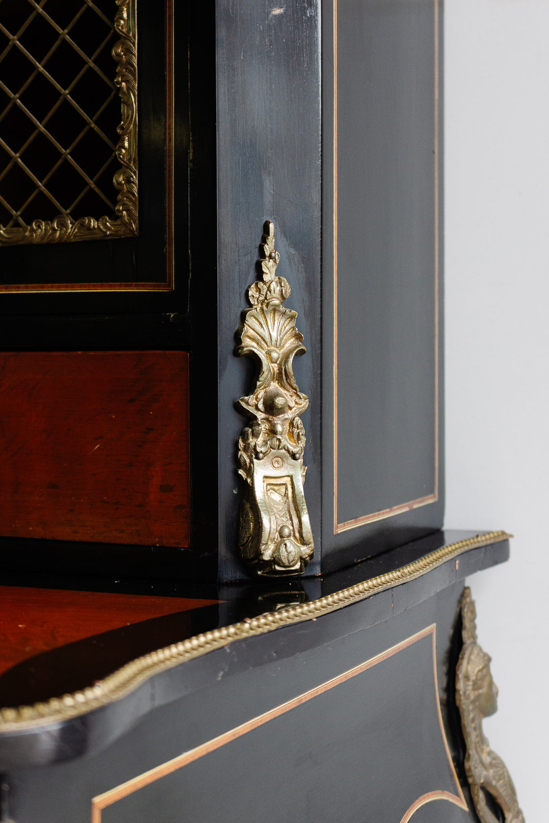 antique French Napoleon III period Bonheur du Jour writing table