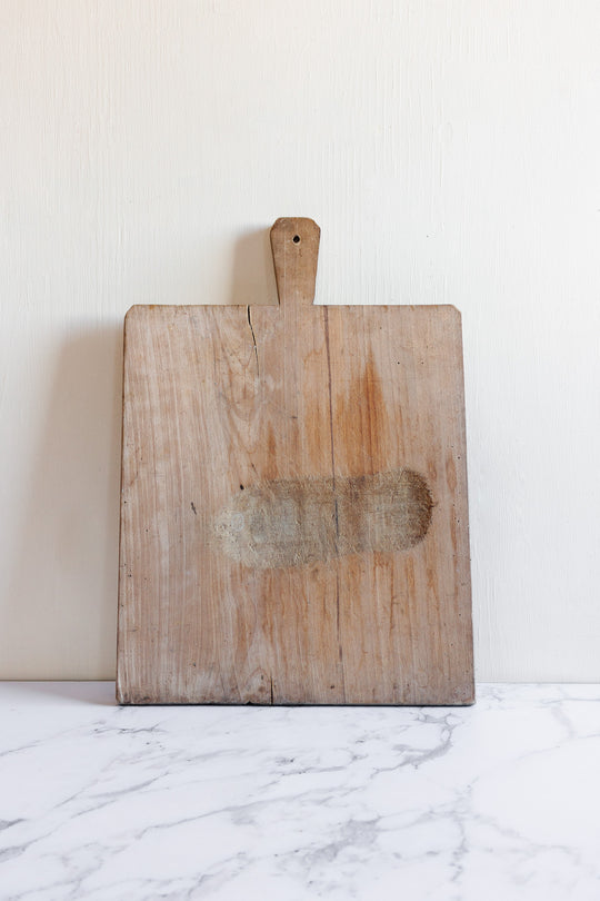 vintage french square bread board