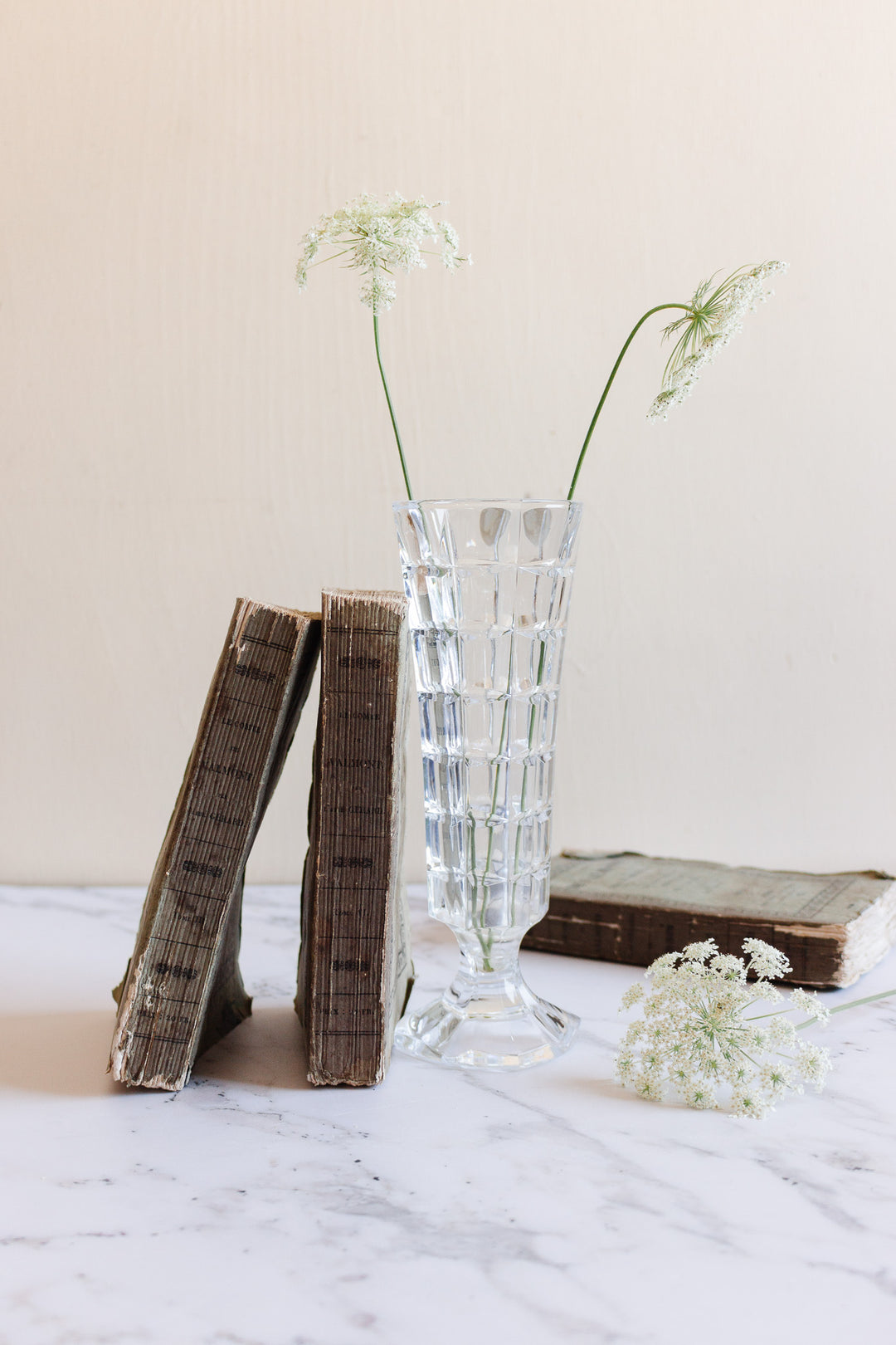 vintage french cristal d'arques vase