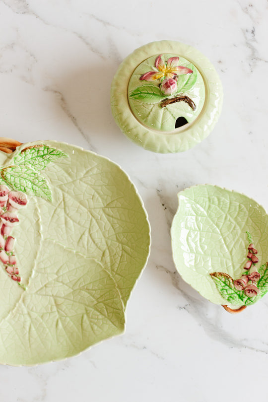 vintage carltonware foxglove pattern set of dishes