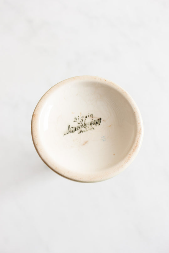 rare 1930s French Sarreguemines art deco bud vase