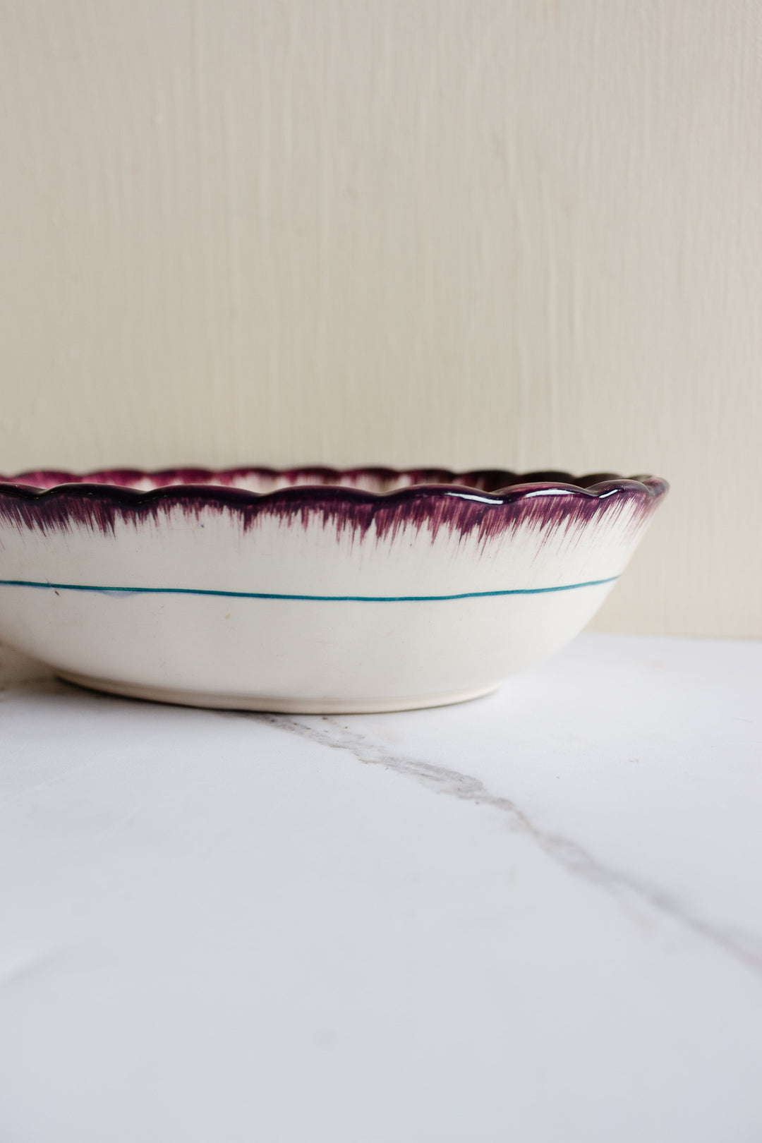 mbfa pornic vintage french serving bowl