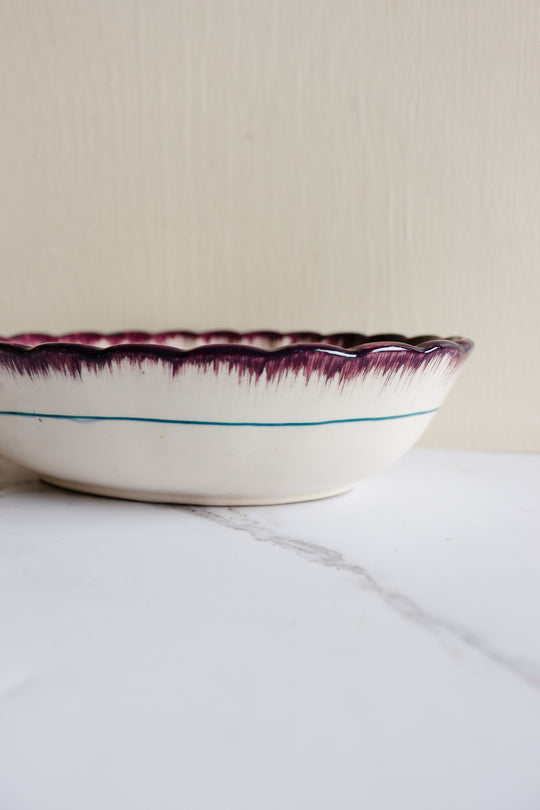 mbfa pornic vintage french serving bowl
