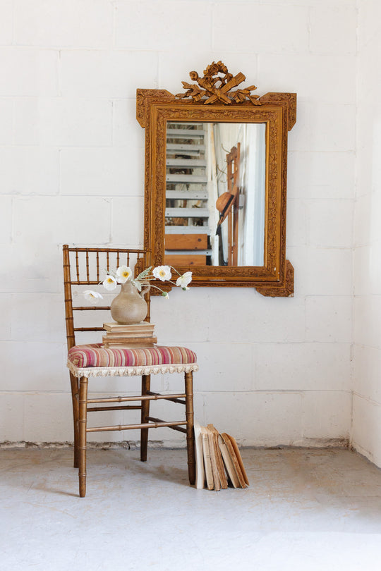 rare antique french chiavari chairs, set of 2