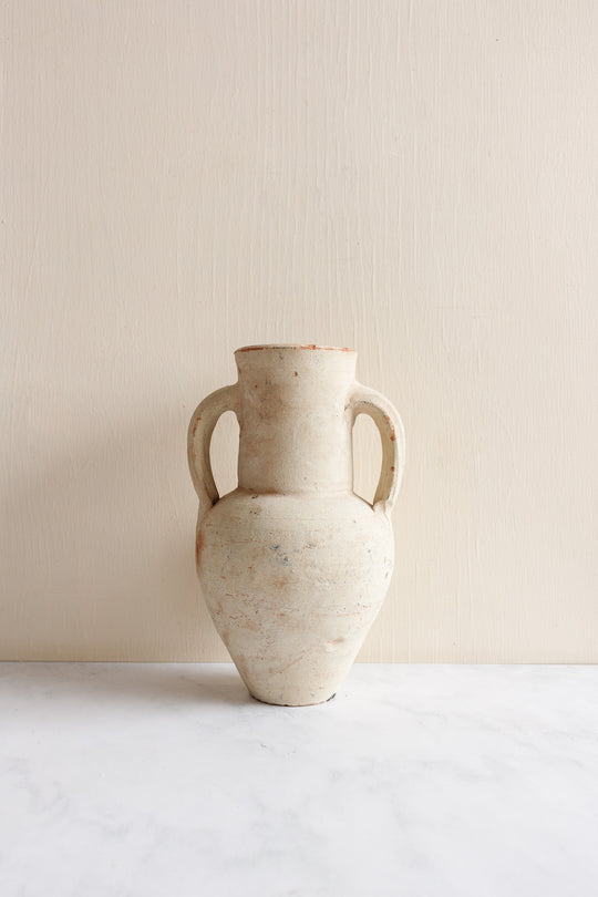 vintage French terra cotta amphora