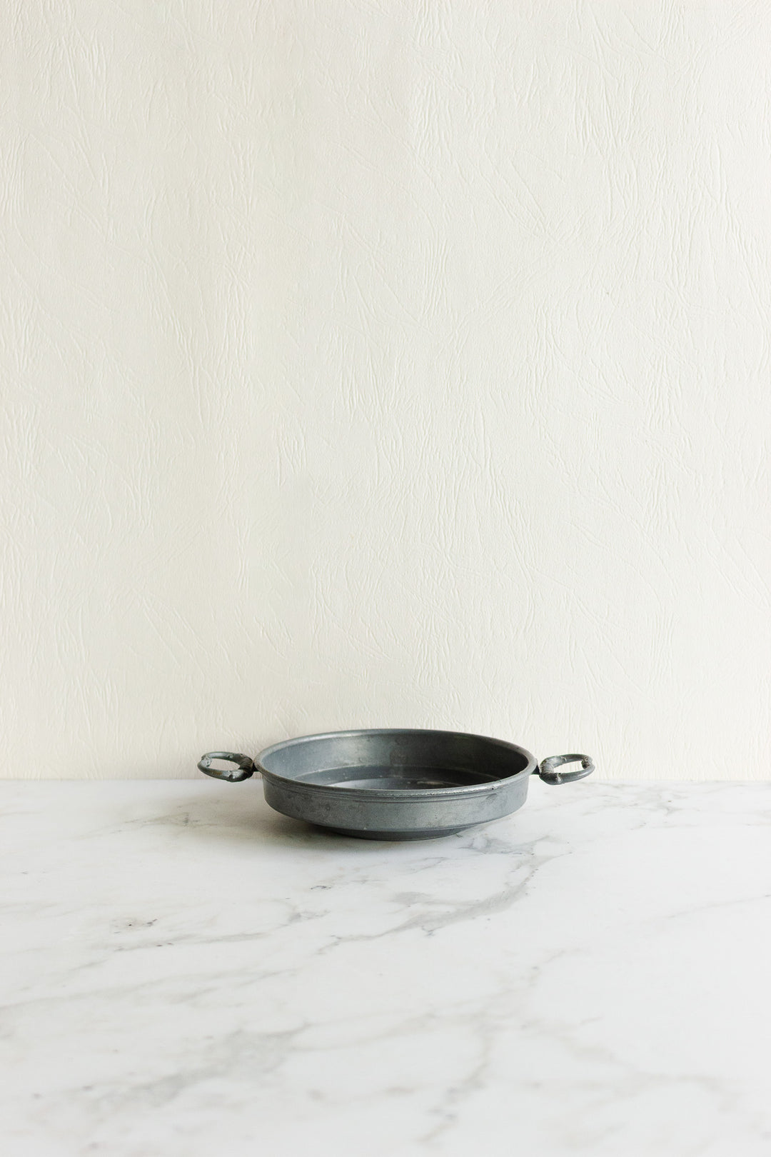 vintage french pewter nut dish