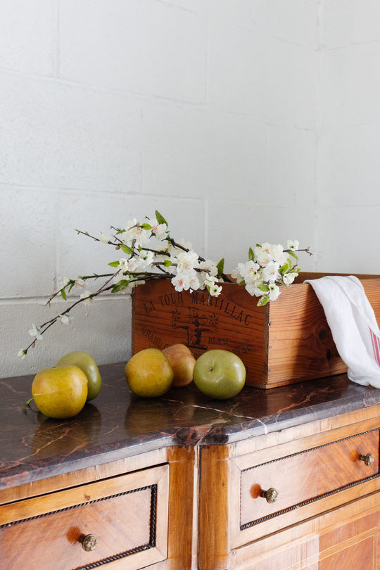 vintage french "château la tour martillac" wine crate