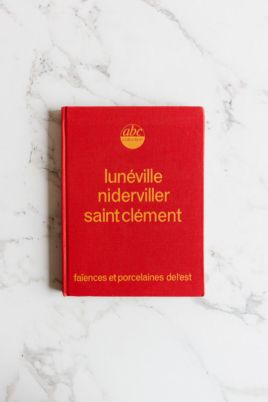 vintage french "faïencerie"  book collection