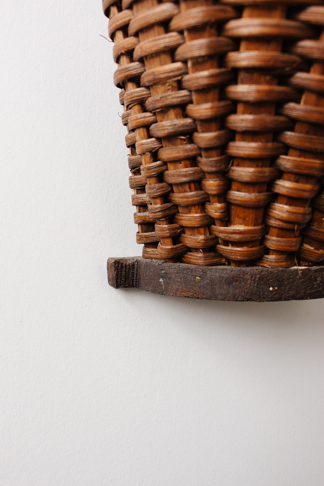 19th century French grape harvesting basket