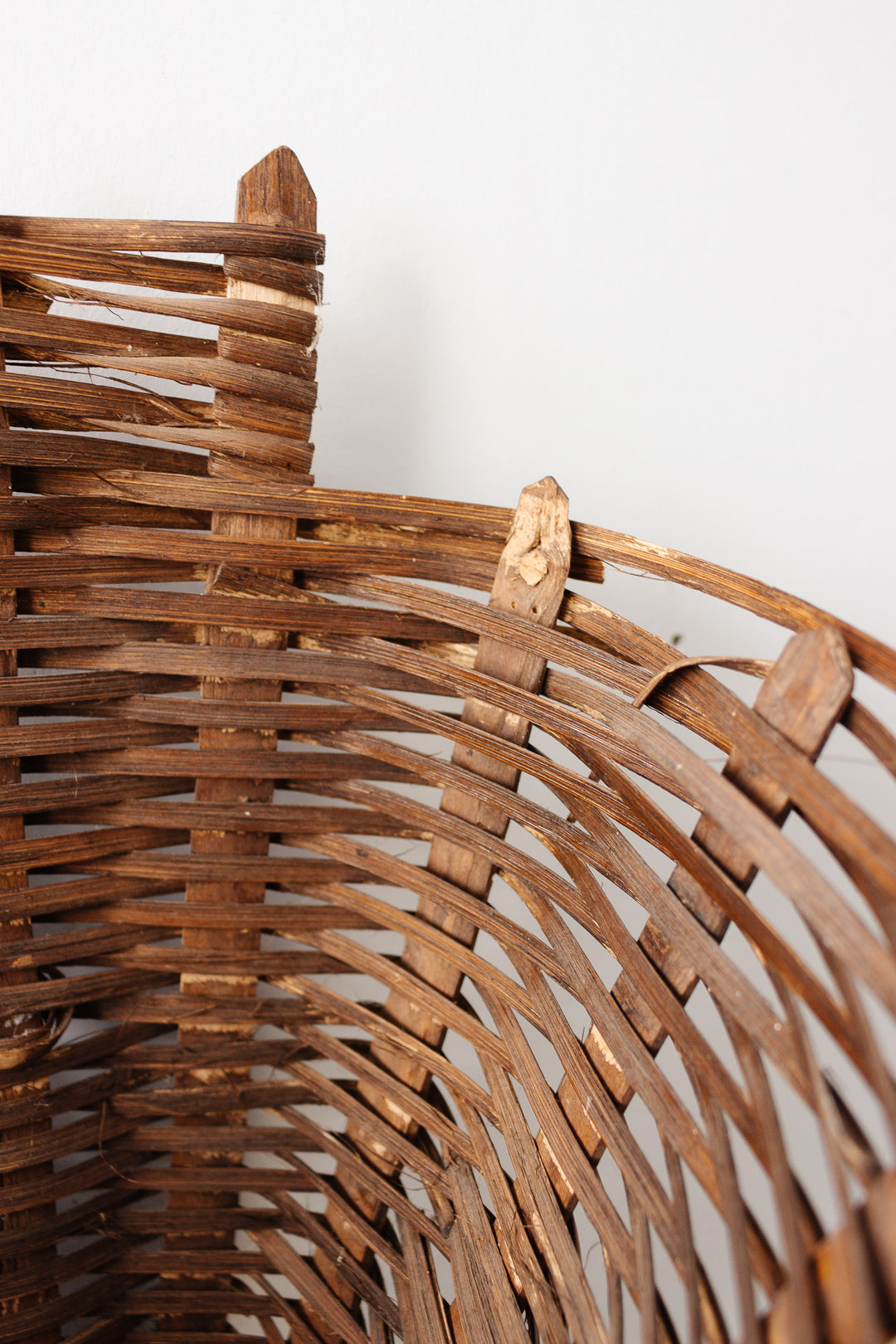 19th century French grape harvesting basket