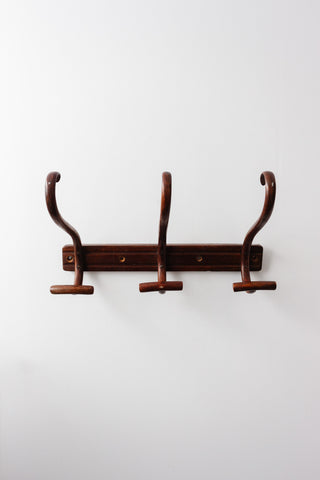 antique Thonet bentwood rack