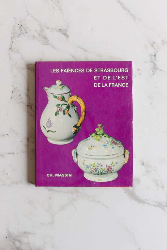 vintage french "faïencerie"  book collection