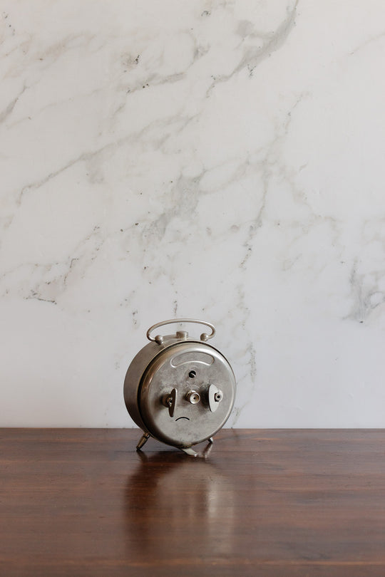 1960s german Junghans mechanical winding alarm clock