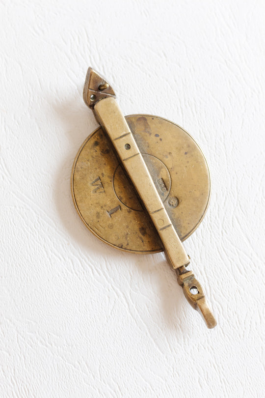 antique french bronze apothecary weight salvage