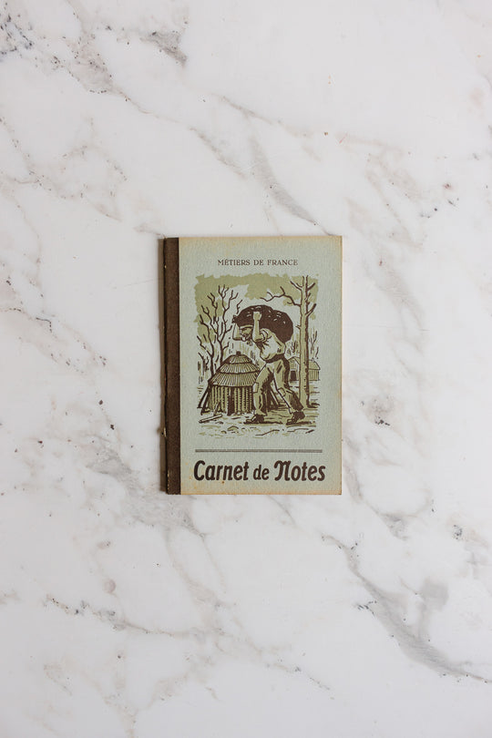 rare new old stock vintage french  "carnet de notes"