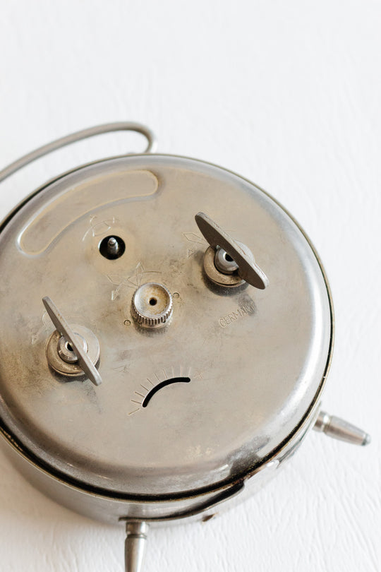1960s german Junghans mechanical winding alarm clock