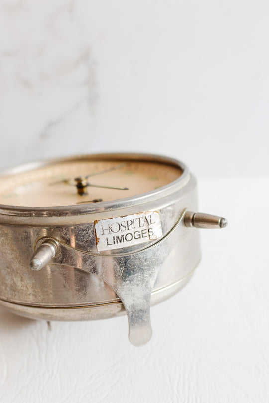 1960s german Junghans mechanical winding alarm clock