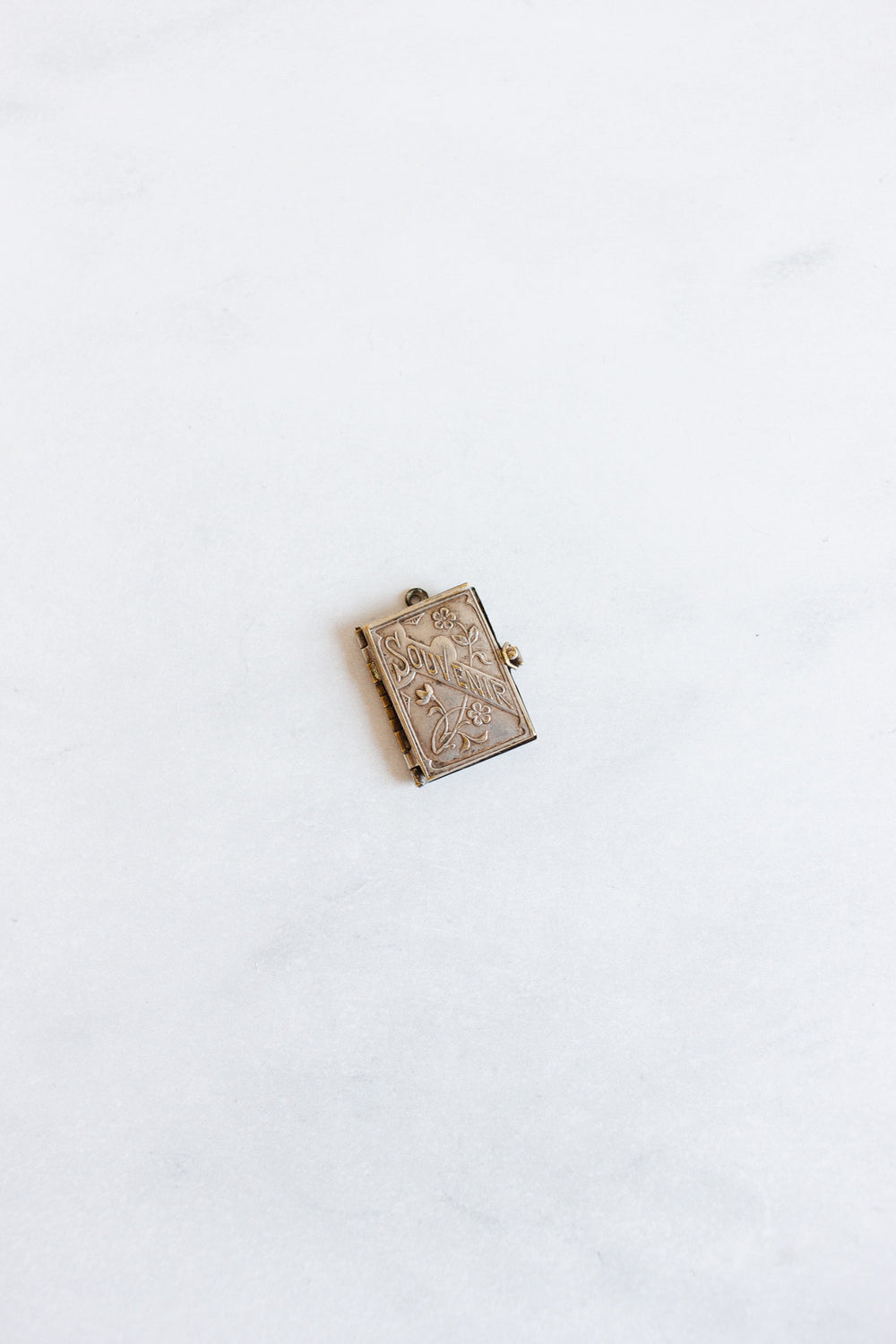 rare turn of the century souvenir photo book pendant