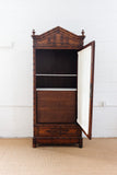turn of the century French pine Chinoiserie armoire