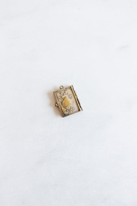 rare turn of the century souvenir photo book pendant