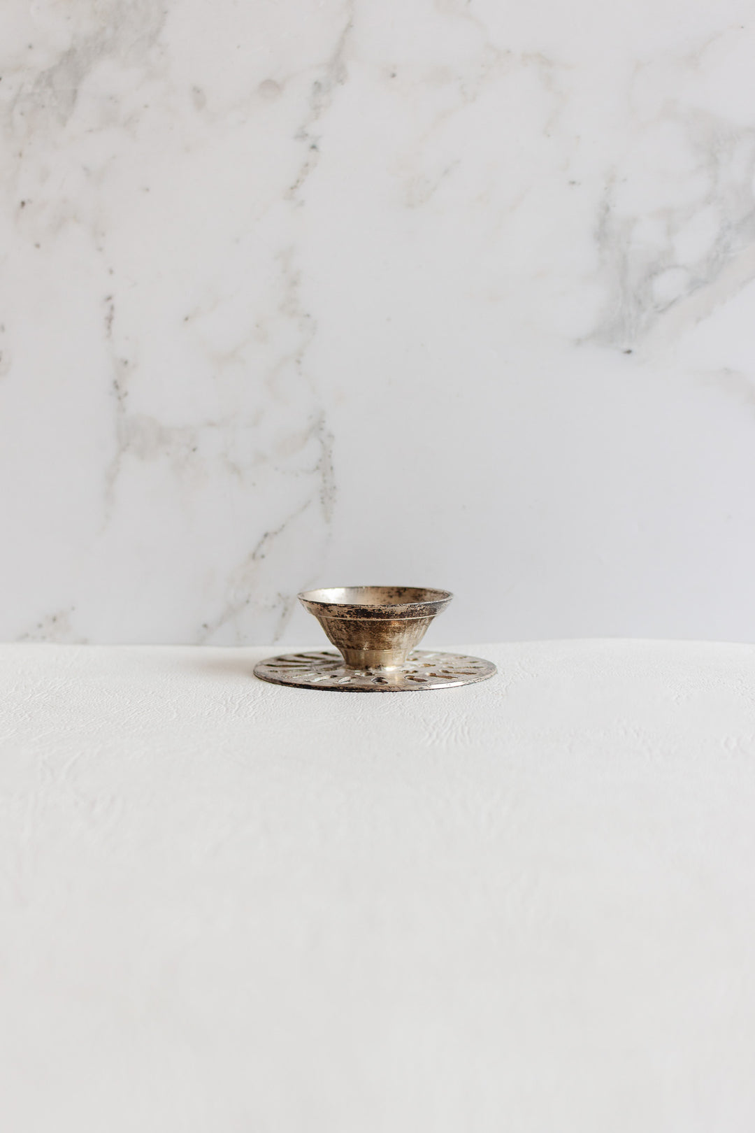 antique french pedestal trivet
