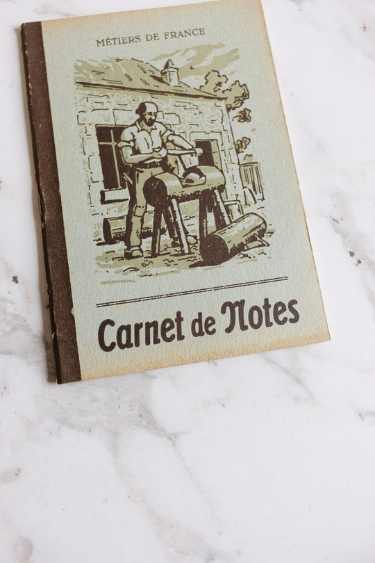 rare new old stock vintage french  "carnet de notes"