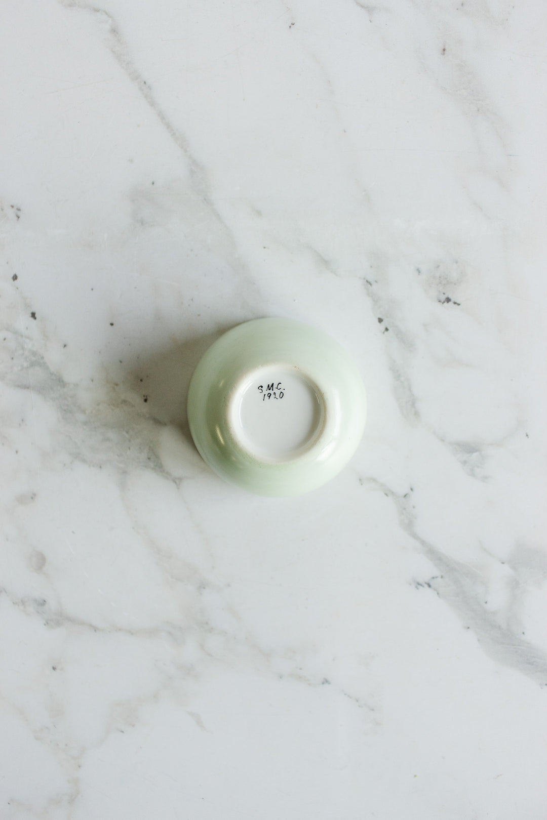 1920s hand painted art nouveau pill box