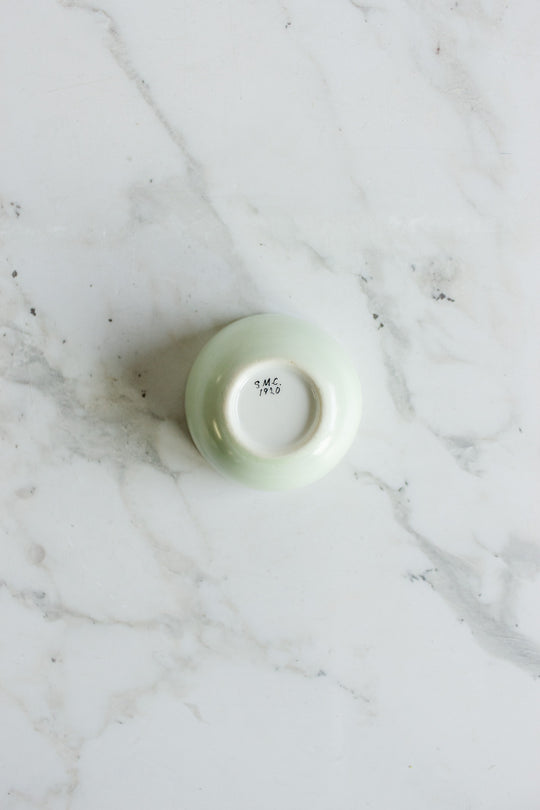 1920s hand painted art nouveau pill box