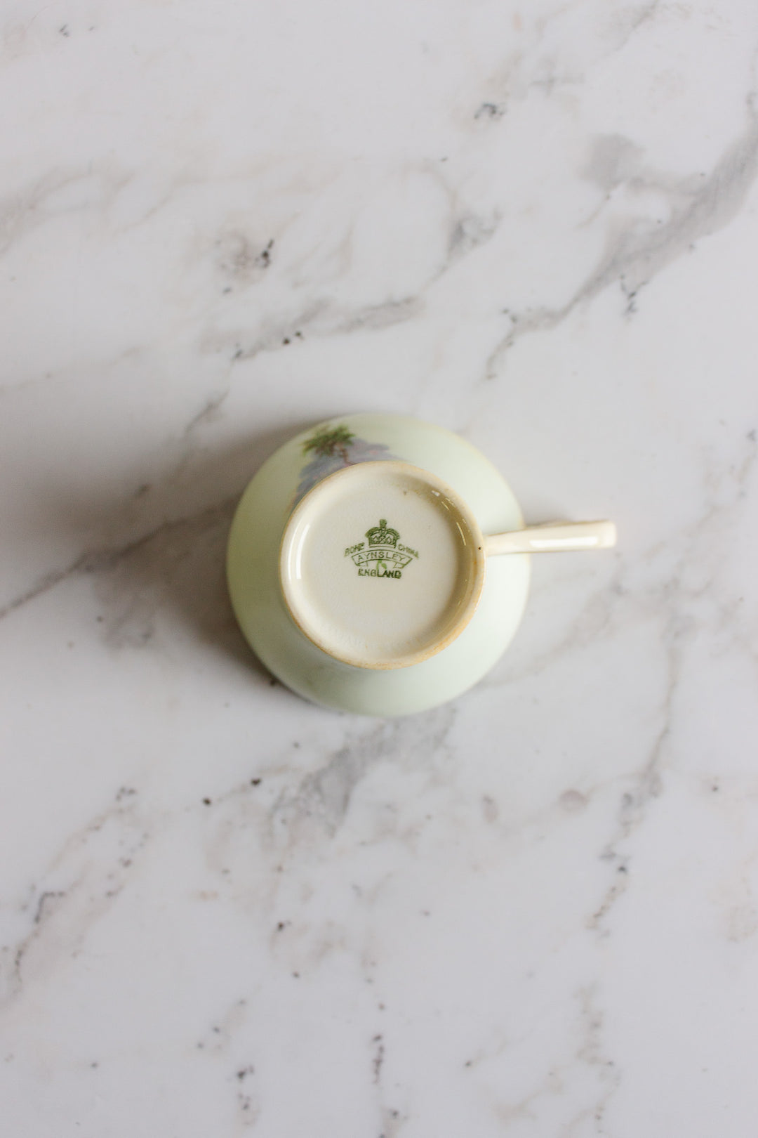 vintage aynsley corset teacup and saucer
