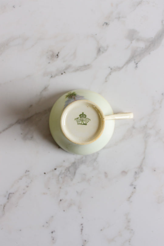 vintage aynsley corset teacup and saucer
