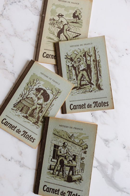 rare new old stock vintage french  "carnet de notes"