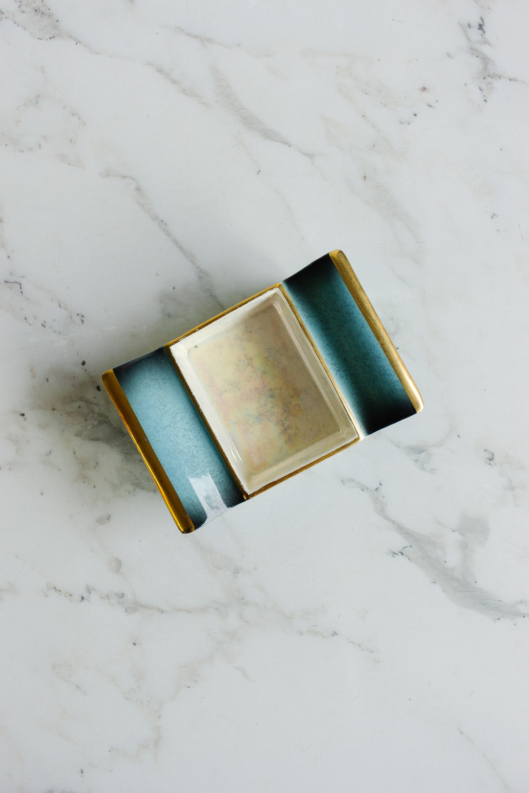 vintage english carltonware lidded trinket dish