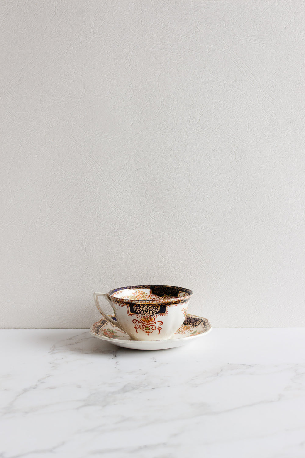 1933 royal victoria semi porcelain teacup and saucer