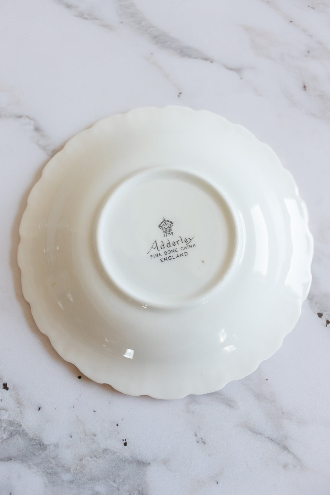 midcentury Adderley floral trinket dish