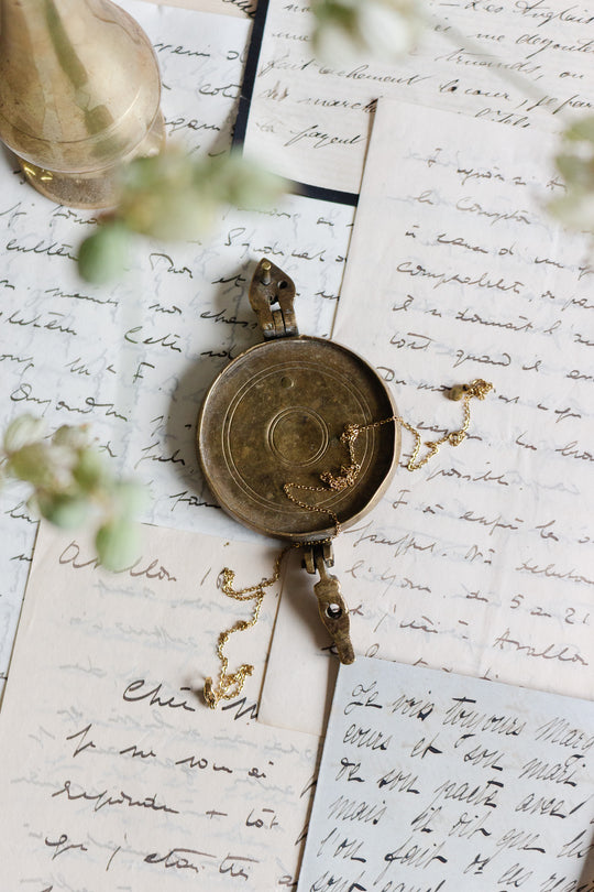 antique french bronze apothecary weight salvage