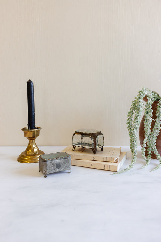 antique french embossed bijoux casket