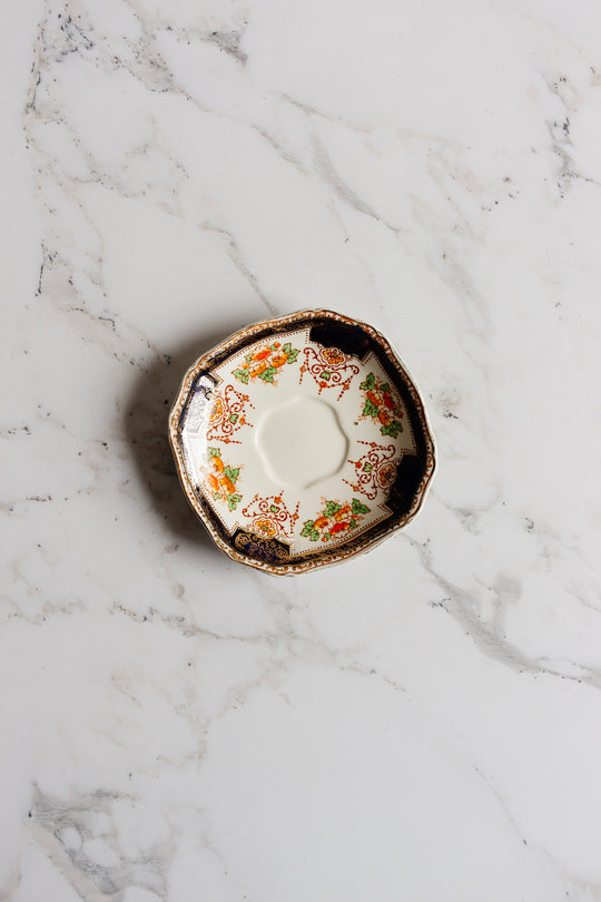 1933 royal victoria semi porcelain teacup and saucer