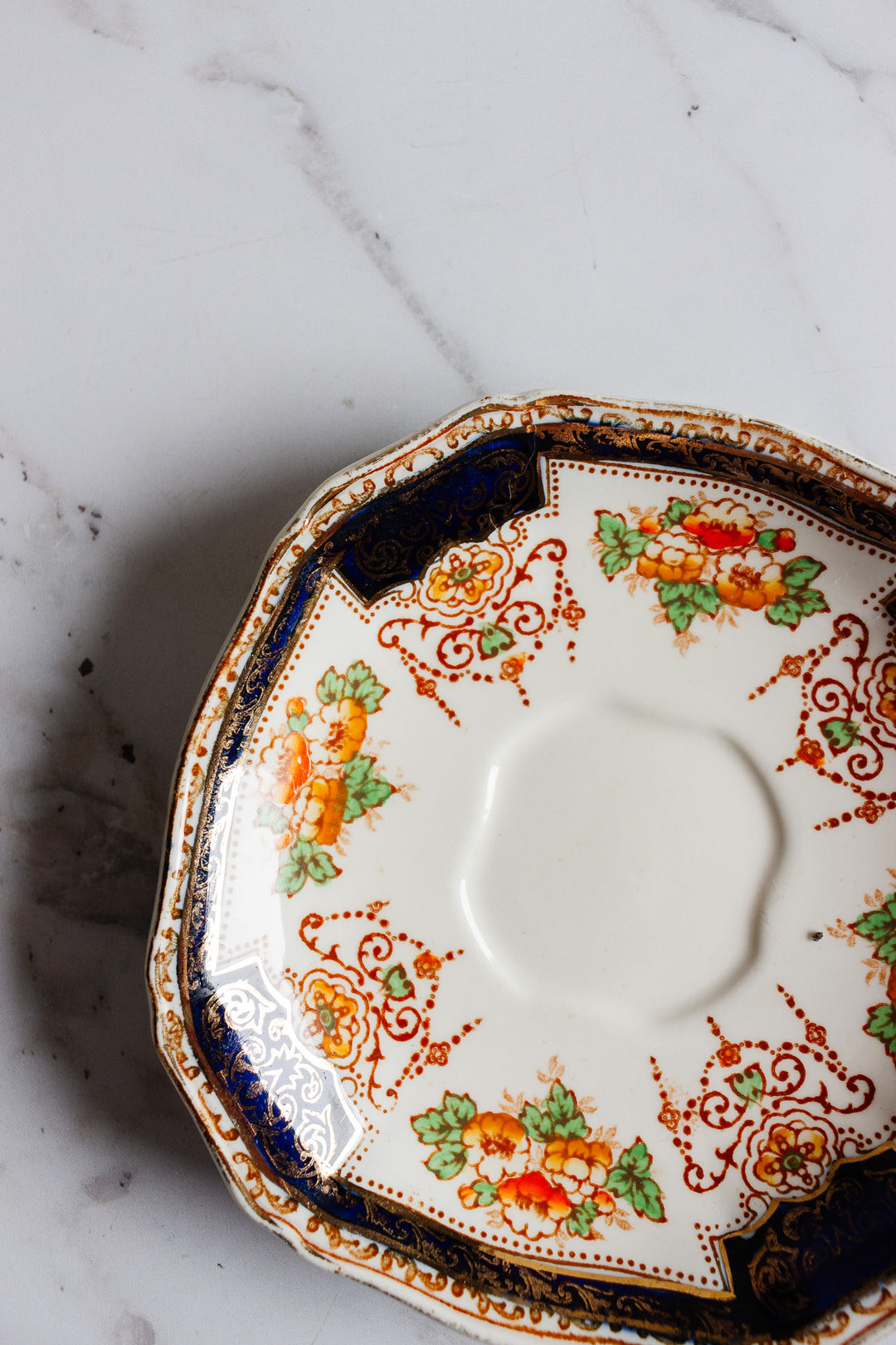 1933 royal victoria semi porcelain teacup and saucer