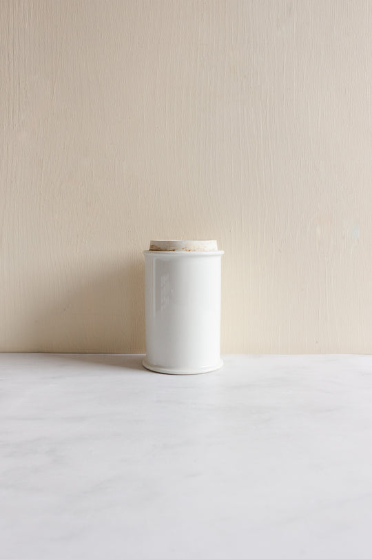 19th century French hand painted porcelain apothecary jars