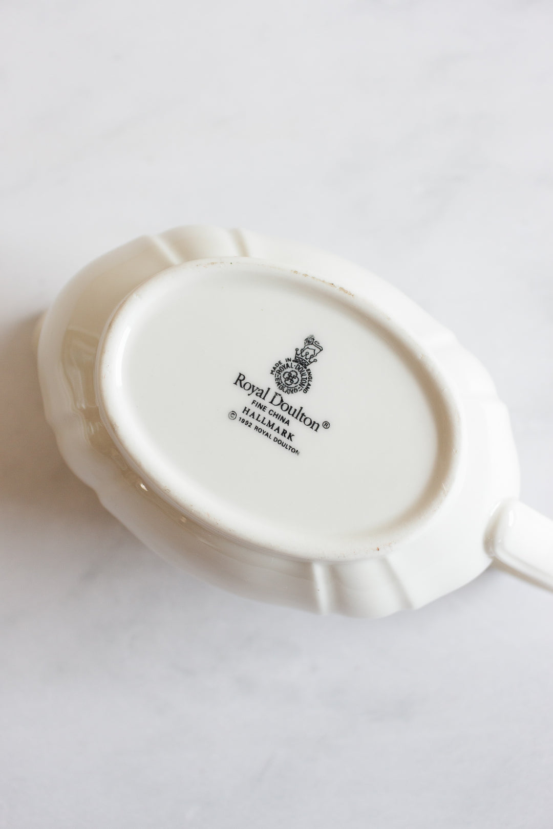 vintage English porcelain “ravier”